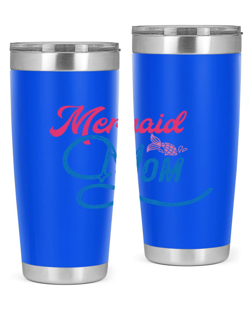 Mermaid Mom 371#- mermaid- Tumbler