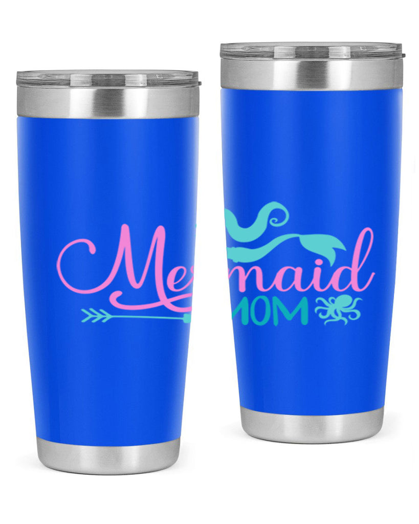 Mermaid Mom 374#- mermaid- Tumbler