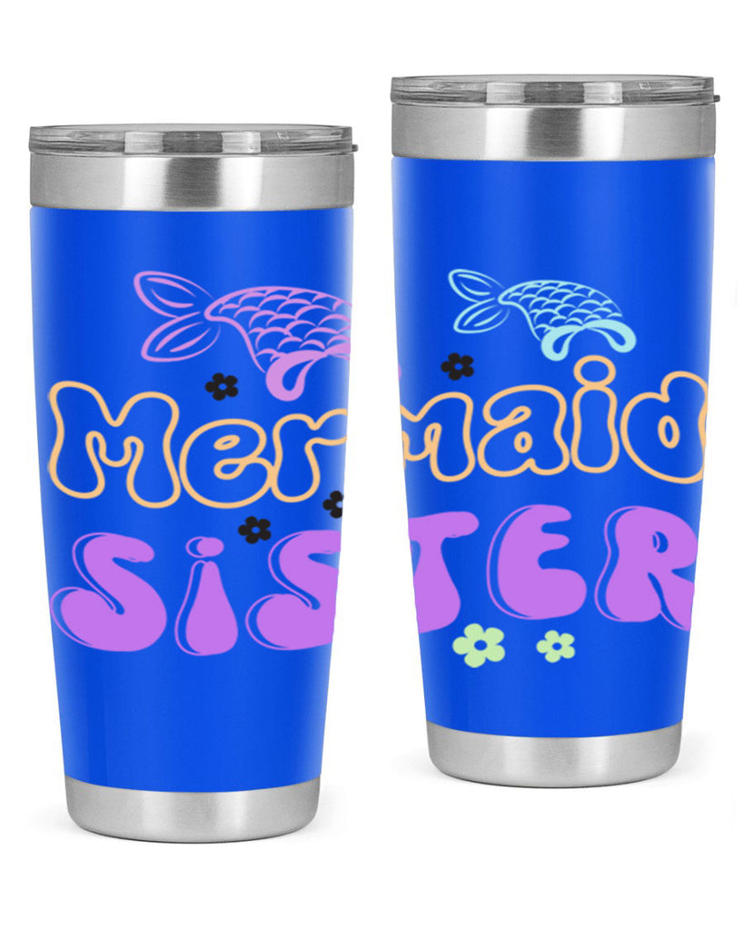 Mermaid Sister 442#- mermaid- Tumbler