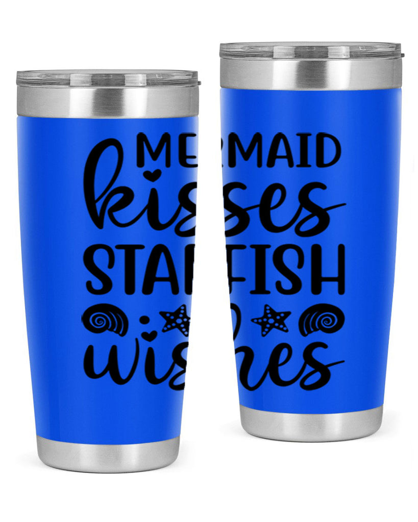 Mermaid kisses starfish wishes 426#- mermaid- Tumbler
