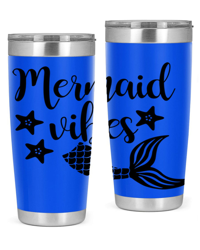 Mermaid vibes 463#- mermaid- Tumbler