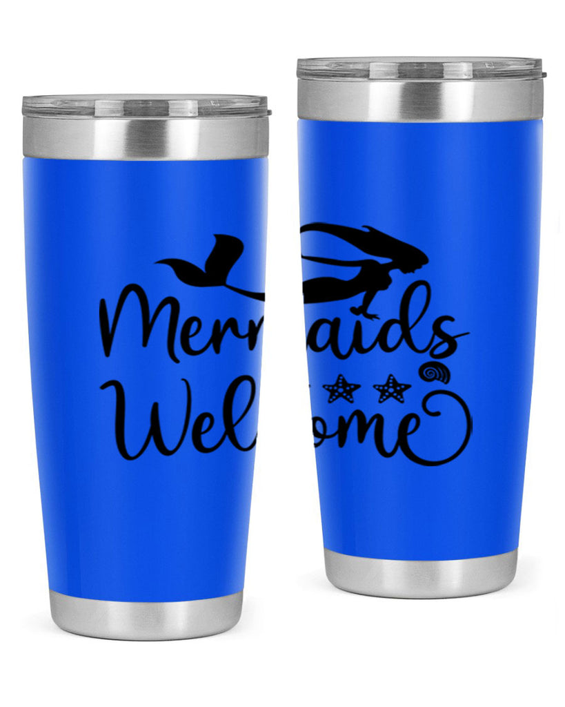 Mermaids welcome design 501#- mermaid- Tumbler