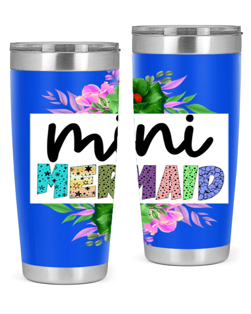 Mini Mermaid 505#- mermaid- Tumbler