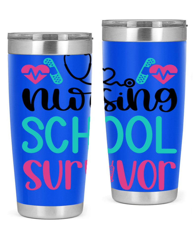 Nursing School Survivor Style Style 63#- nurse- tumbler