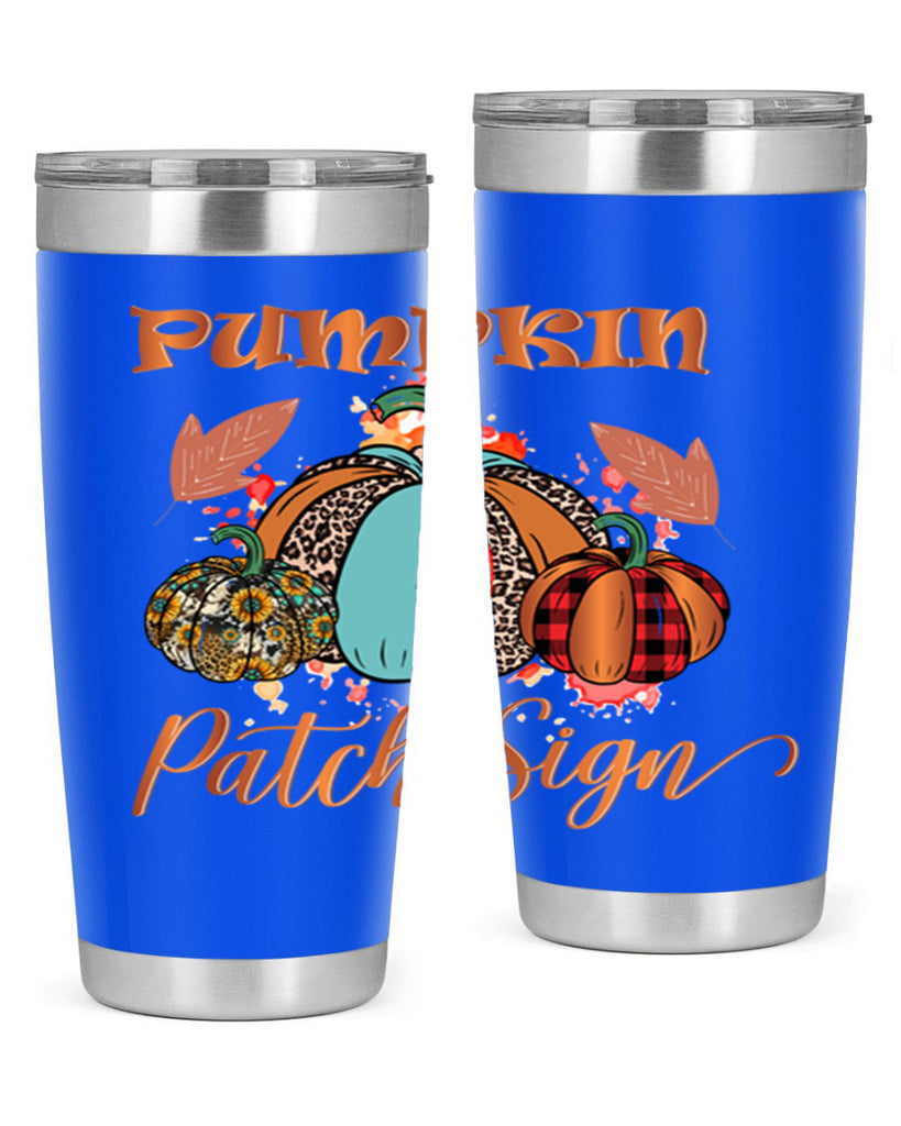 Pumpkin Patch Sign 530#- fall- Tumbler