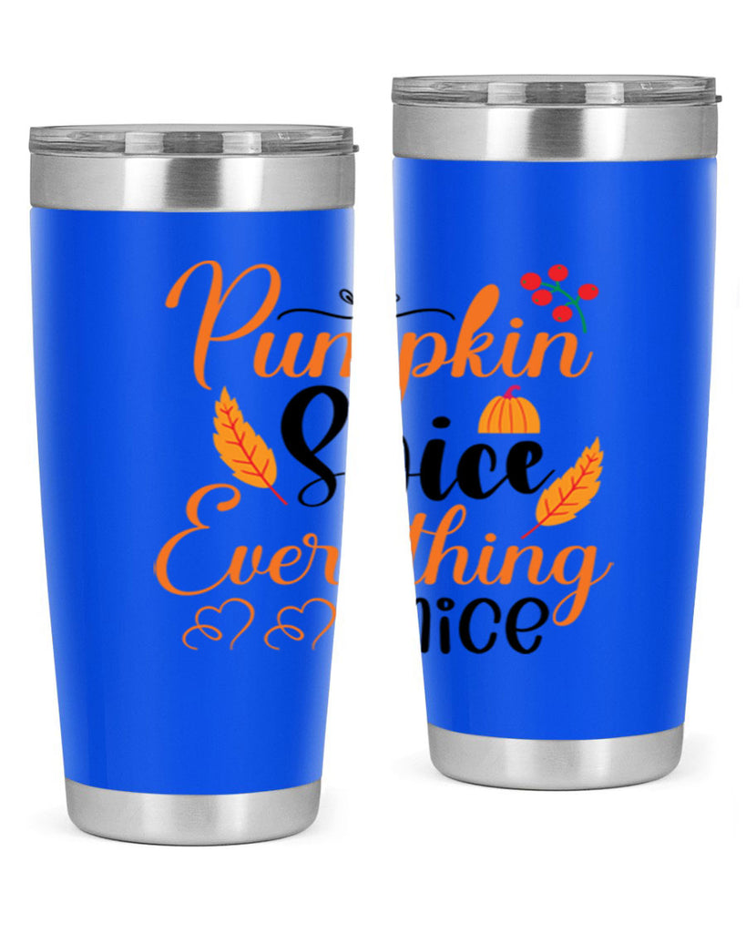 Pumpkin Spice Everything Nice 543#- fall- Tumbler