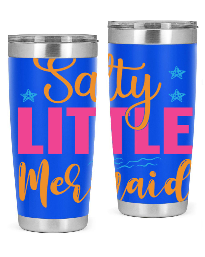 Salty Little Mermaid Design 574#- mermaid- Tumbler