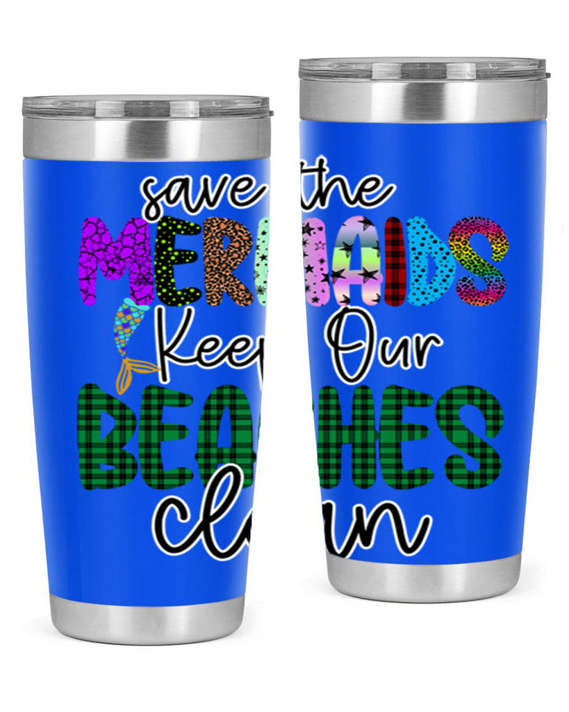 Save The Mermaids Keep Our 575#- mermaid- Tumbler