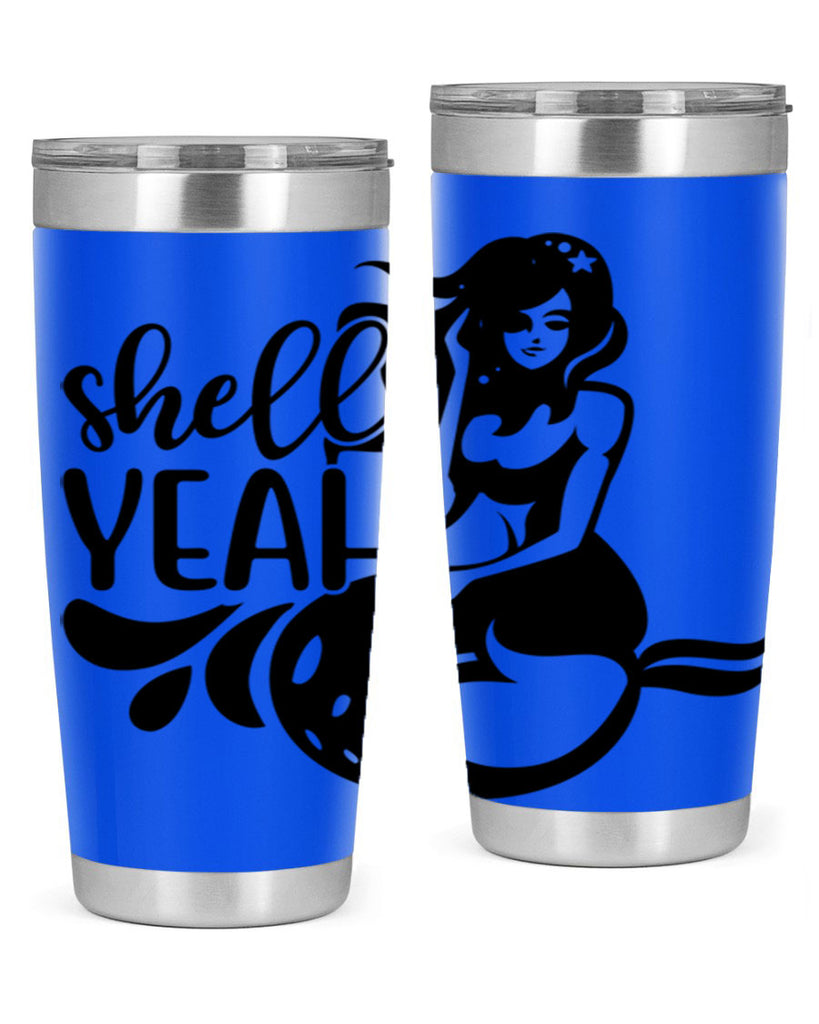 Shell yeah 596#- mermaid- Tumbler