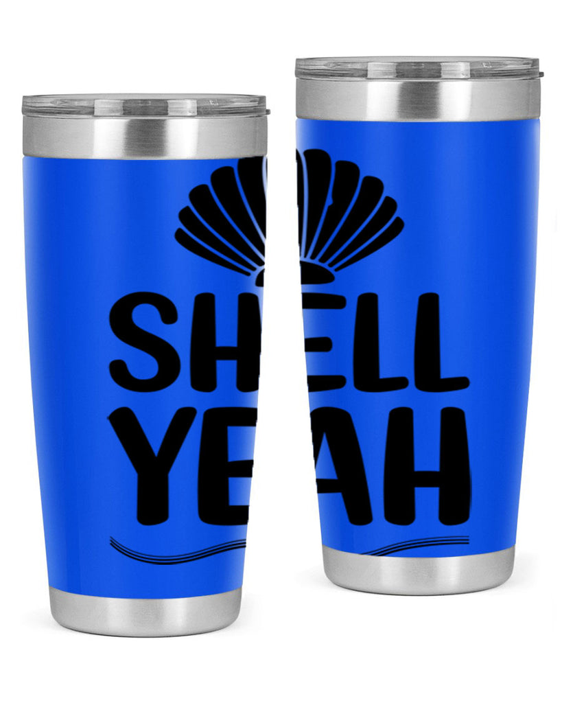 Shell yeah 597#- mermaid- Tumbler