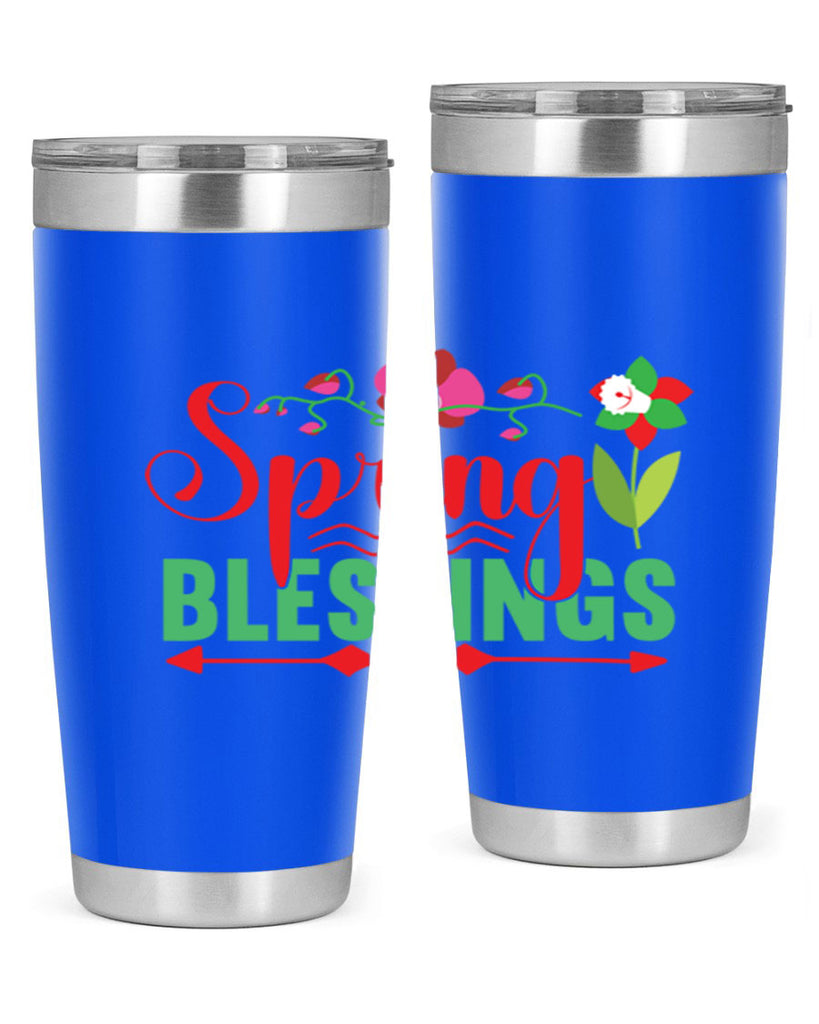 Spring Blessings 418#- spring- Tumbler