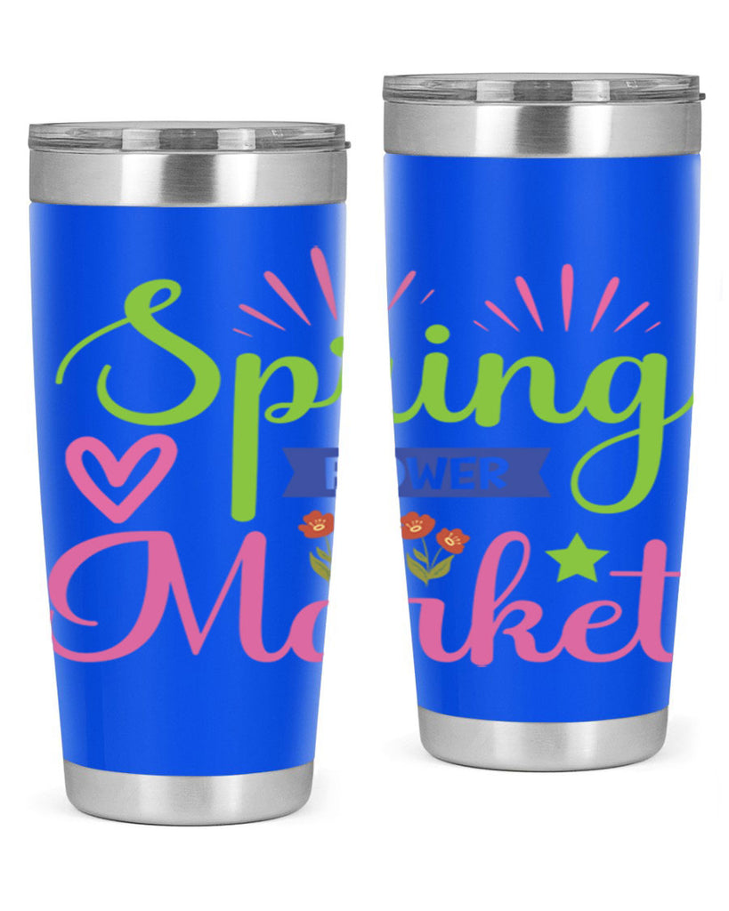 Spring Flower Market  487#- spring- Tumbler