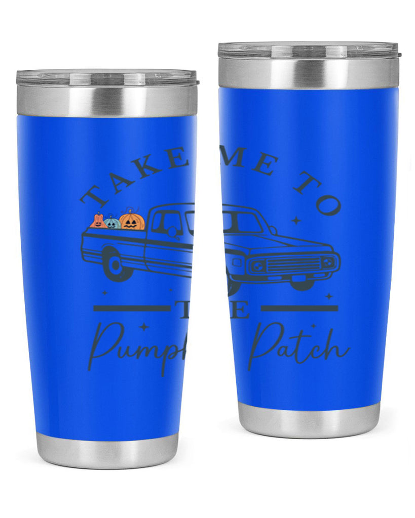 Take Me To The Pumpkin Patch 593#- fall- Tumbler