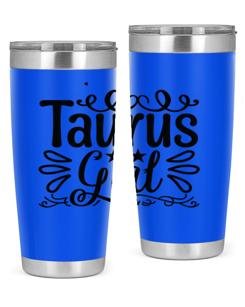 Taurus girl 497#- zodiac- Tumbler