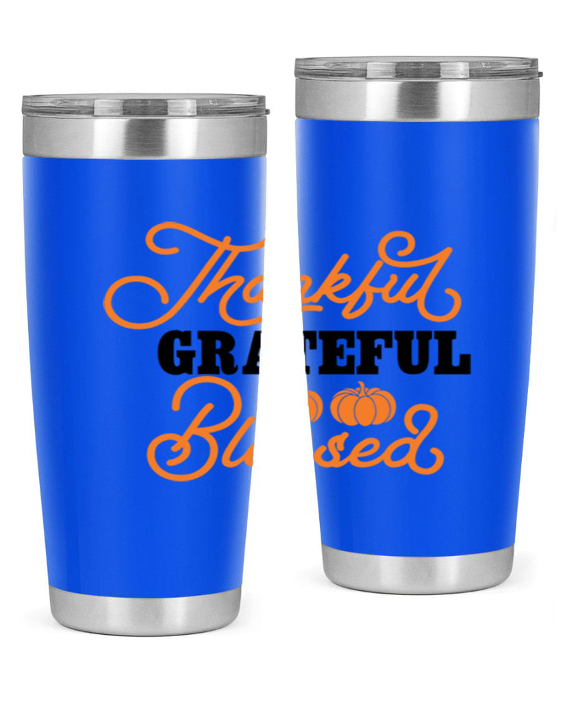 Thankful Grateful Blessed 604#- fall- Tumbler