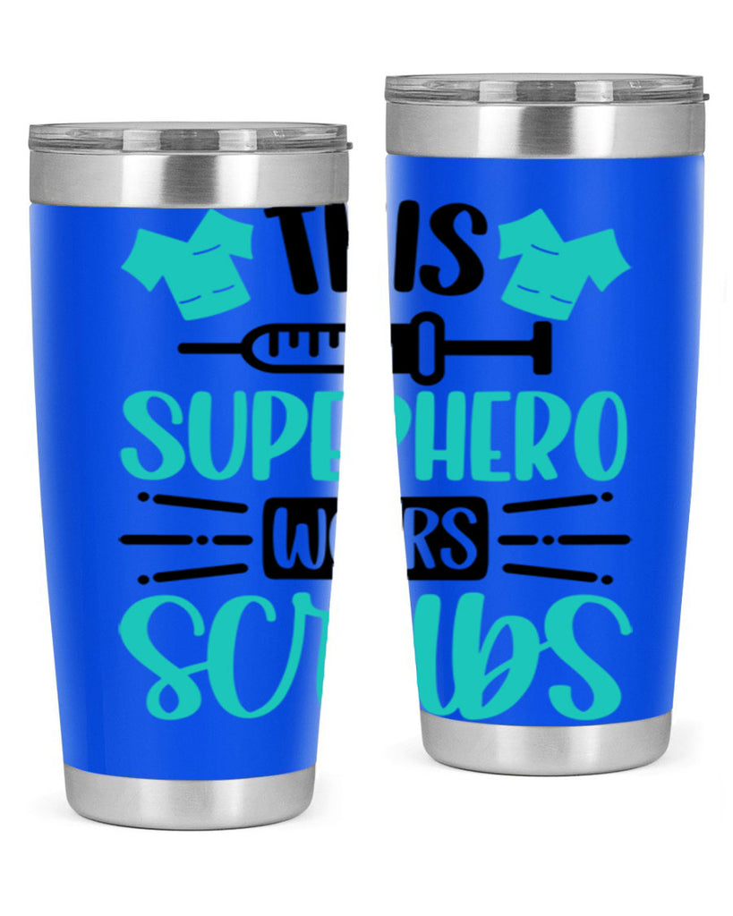 This Superhero Wears Style Style 18#- nurse- tumbler