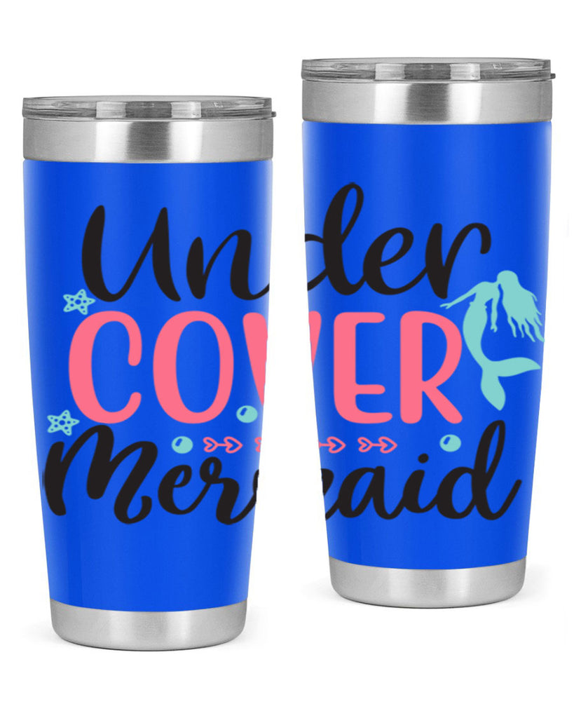 Undercover Mermaid 656#- mermaid- Tumbler