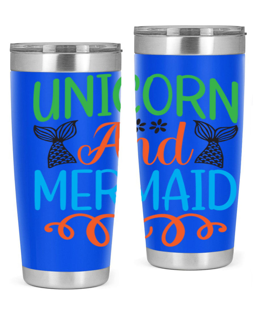 Unicorn And Mermaid 659#- mermaid- Tumbler