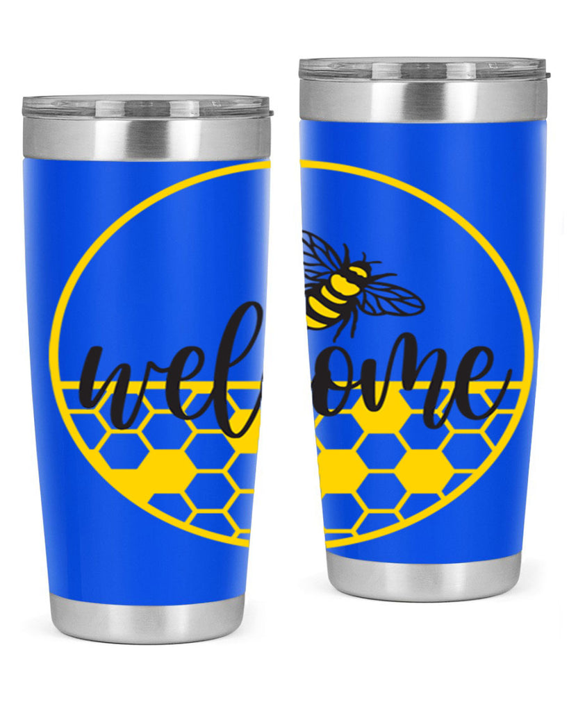 Welcome Bee and hive567#- spring- Tumbler