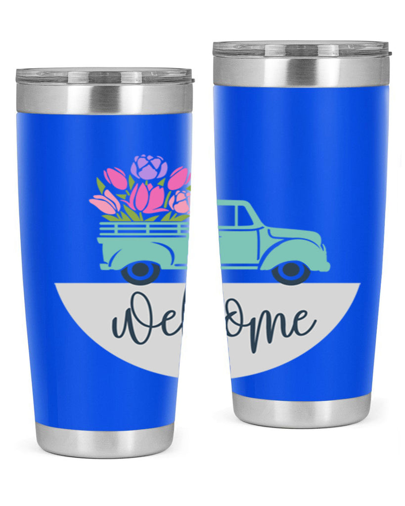 Welcome spring truck579#- spring- Tumbler