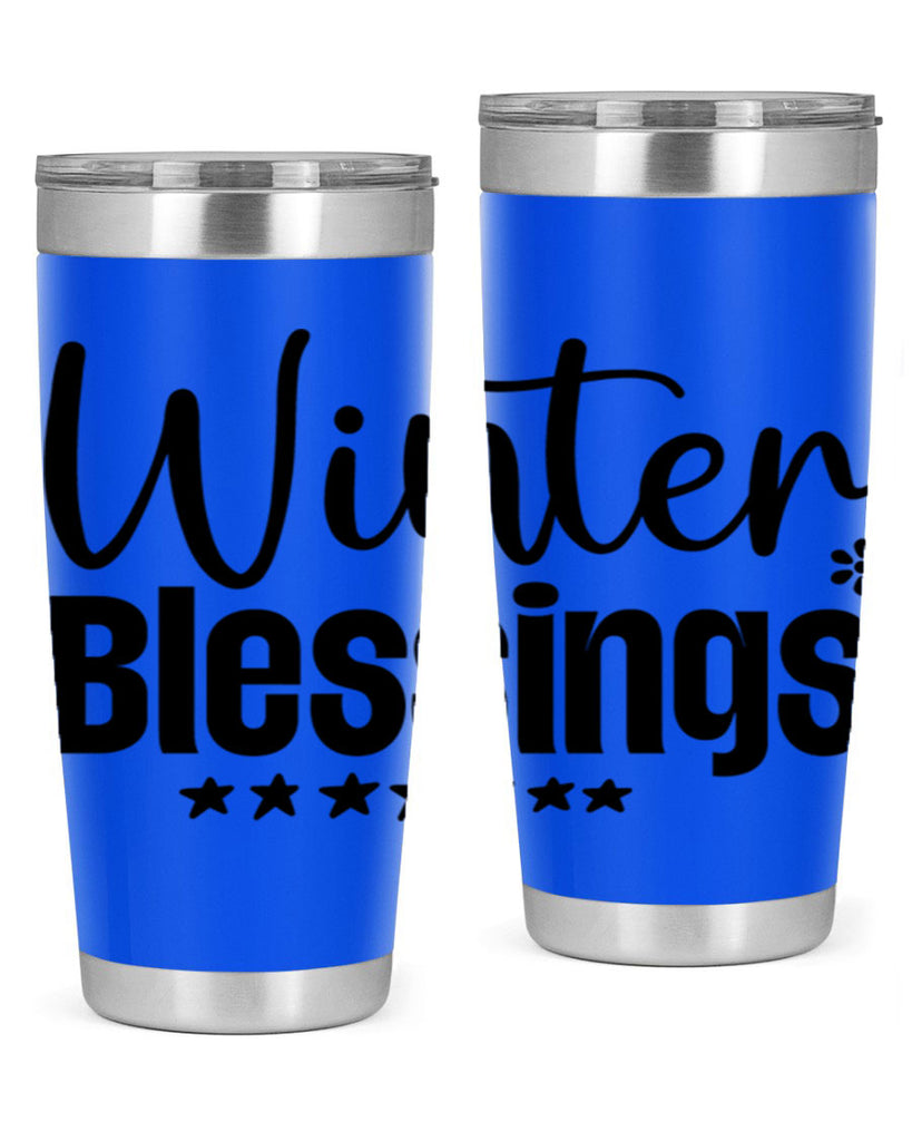 Winter Blessings497#- winter- Tumbler