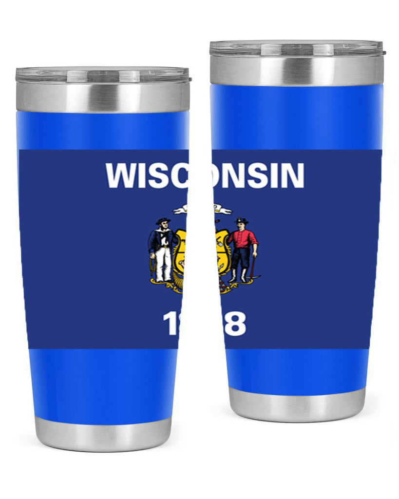 Wisconsin 2#- stateflags- Tumbler