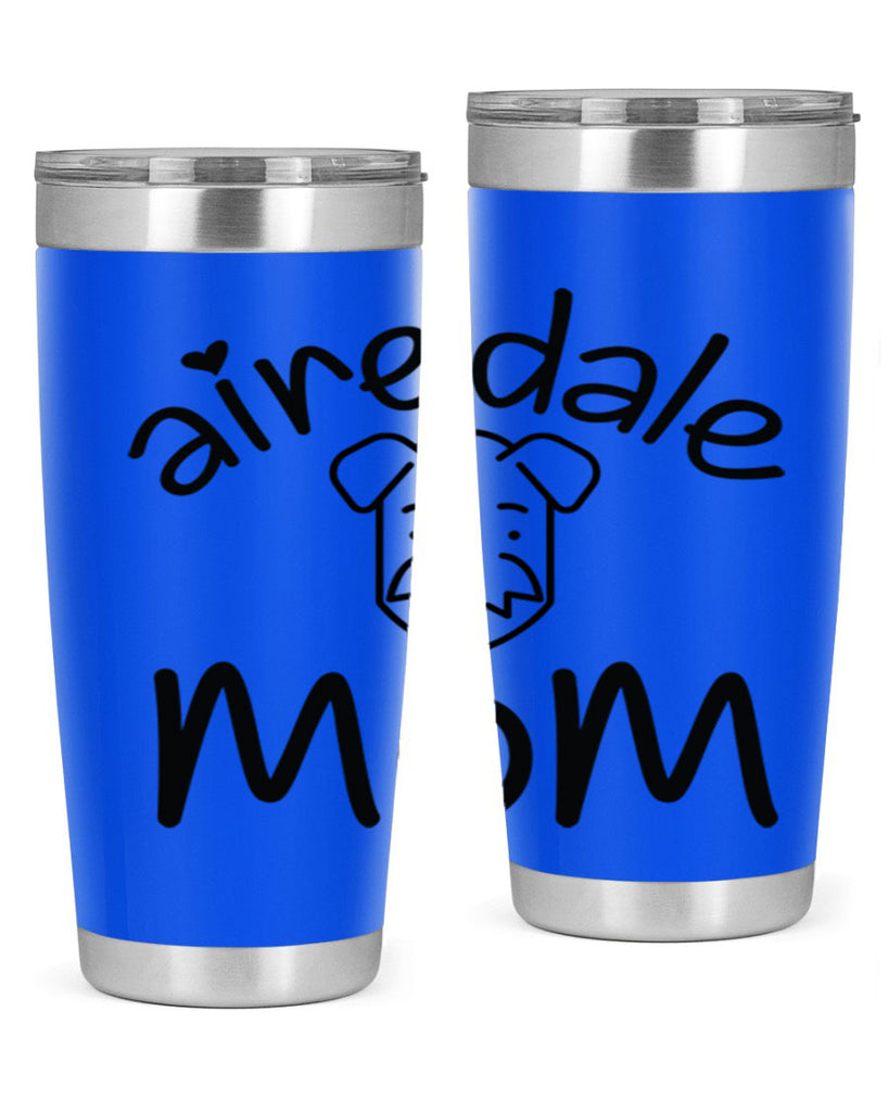 airedale mom 224#- mom- Tumbler