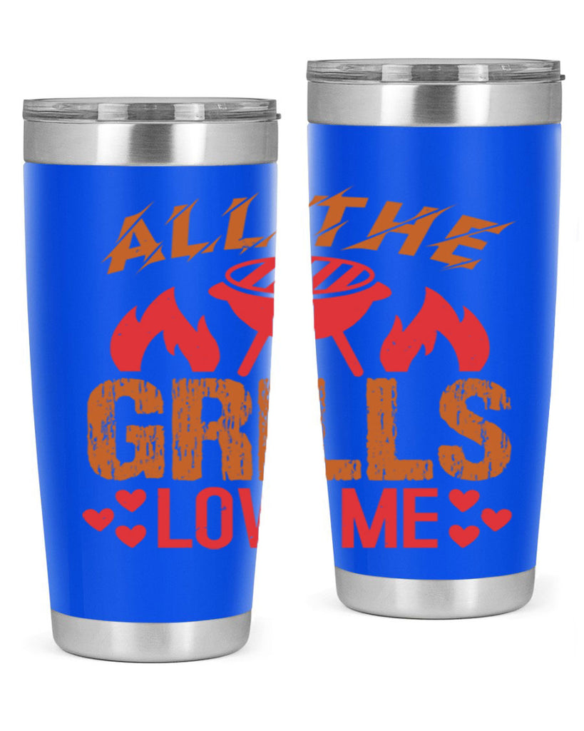 all the grills love me 50#- bbq- Tumbler