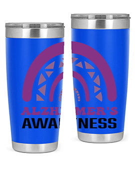 alzheimers awareness style 42#- alzheimers- Tumbler