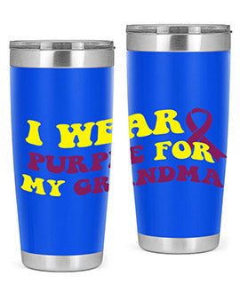 alzheimers awareness style 62#- alzheimers- Tumbler