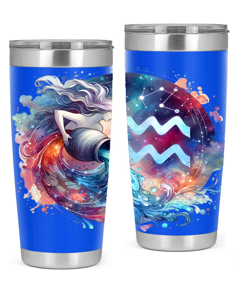 aquarius 90#- zodiac- Tumbler