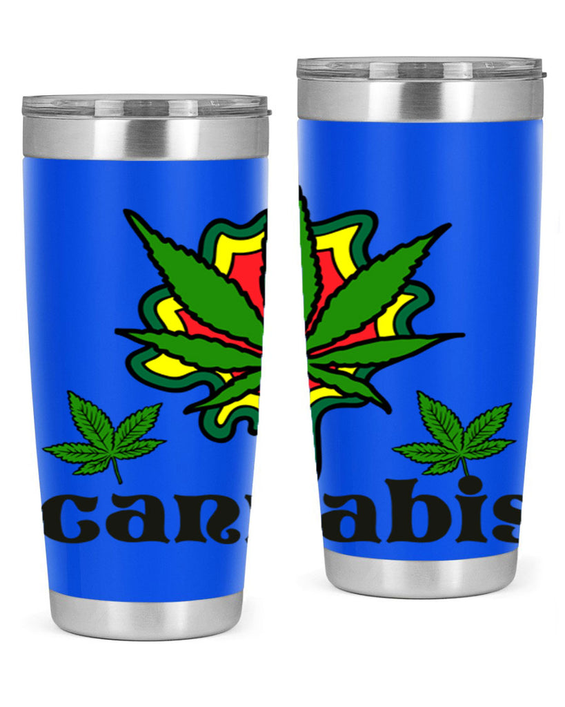 cannabis a 39#- marijuana- Tumbler