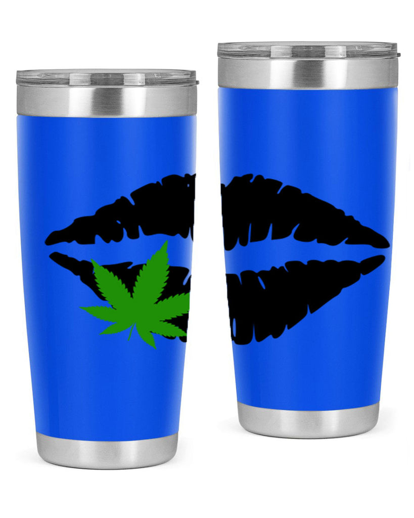 cannabis lips 47#- marijuana- Tumbler