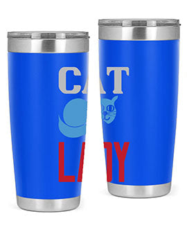 cat lady Style 31#- cat- Tumbler