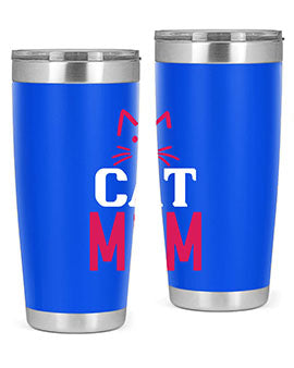 cat mom Style 34#- cat- Tumbler