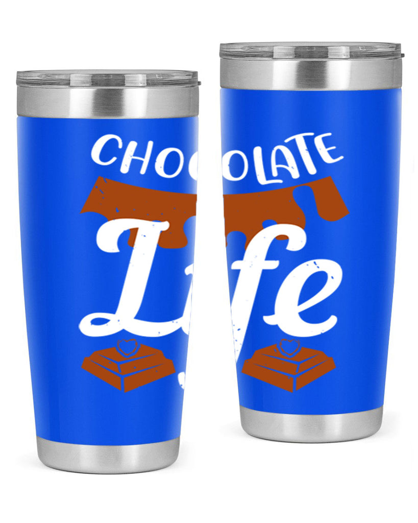 chocolate life 45#- chocolate- Tumbler