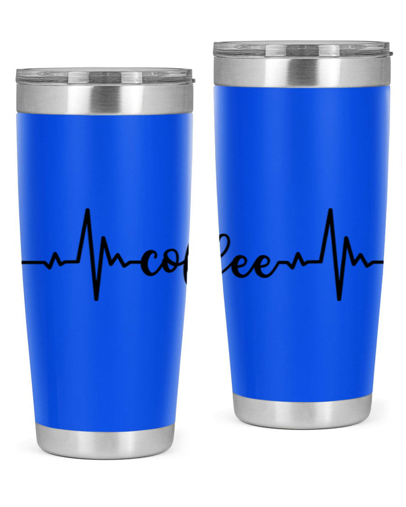 coffee heartbeat 246#- coffee- Tumbler