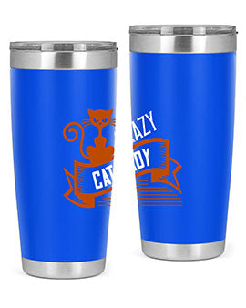 crazy cat lady Style 43#- cat- Tumbler