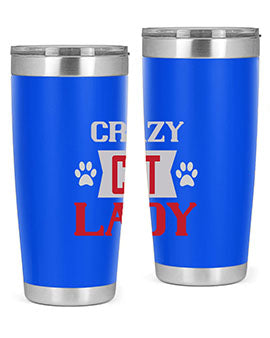 crazy cat lady Style 44#- cat- Tumbler