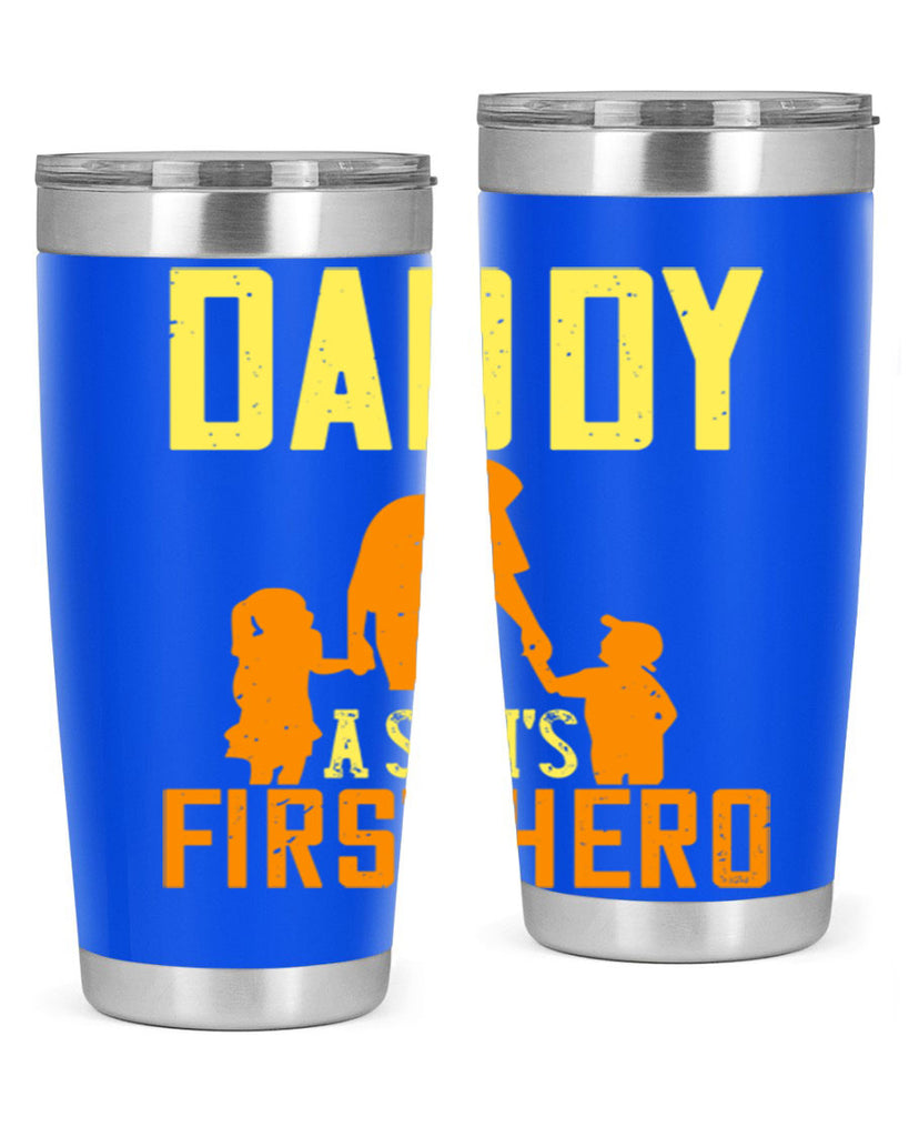 daddy a sons first hero 249#- fathers day- Tumbler