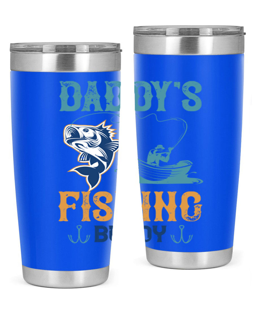 daddy’s fishing buddy 166#- fishing- Tumbler