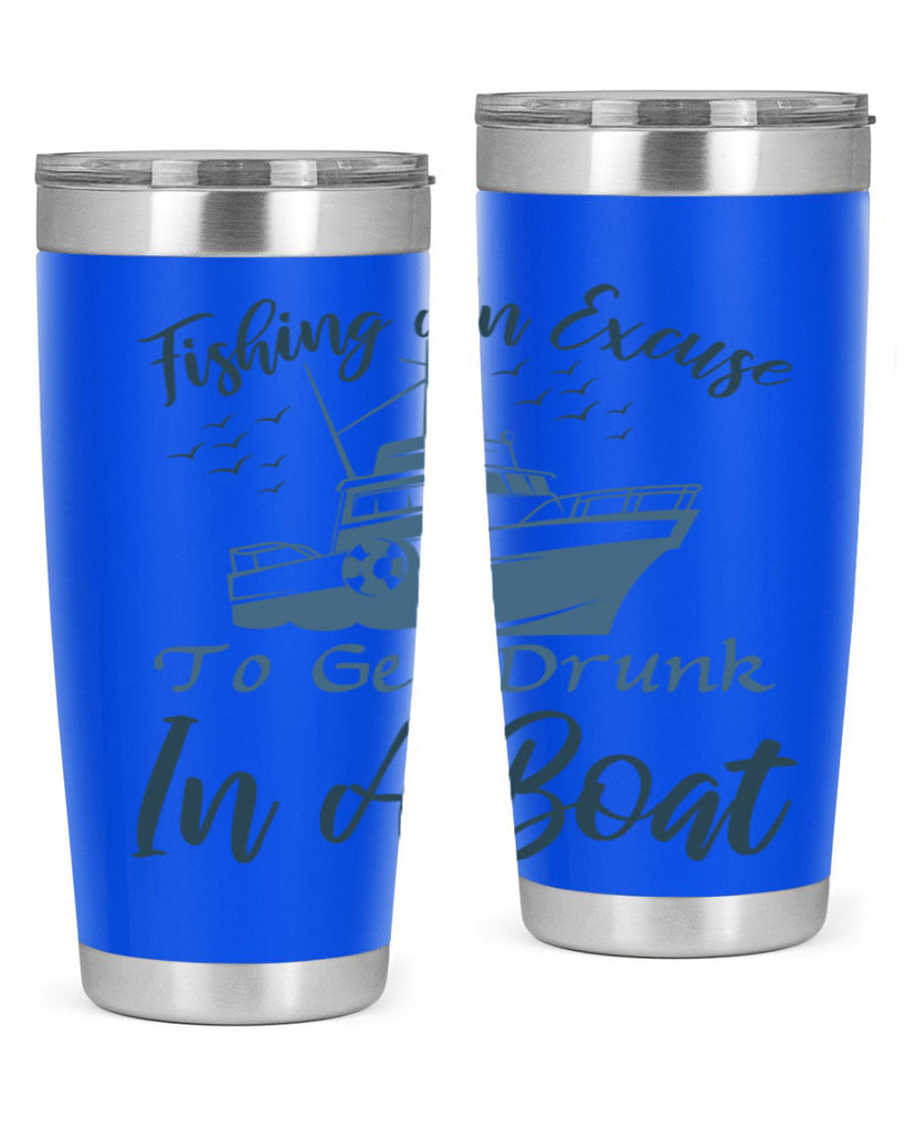 fishing an excuse 152#- fishing- Tumbler