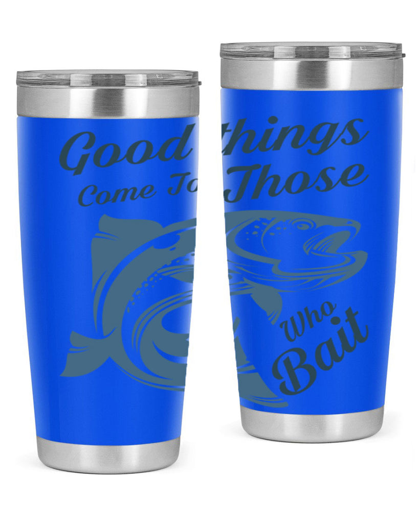 good things 127#- fishing- Tumbler