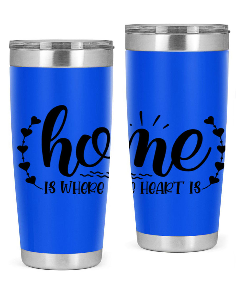 home is where the heart is 38#- home- Tumbler