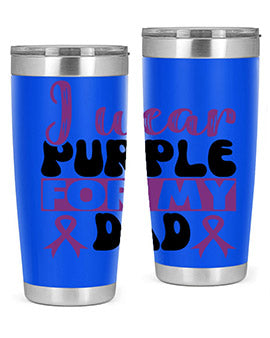 i were purole for my dad 176#- alzheimers- Tumbler