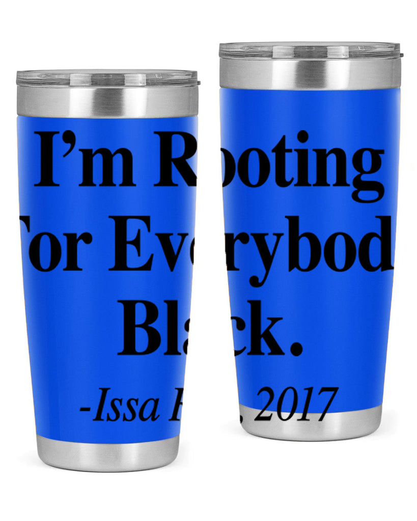 im  rooting for everybody black  109#- black words phrases- Cotton Tank