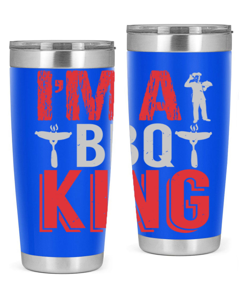 im a bbq king 34#- bbq- Tumbler