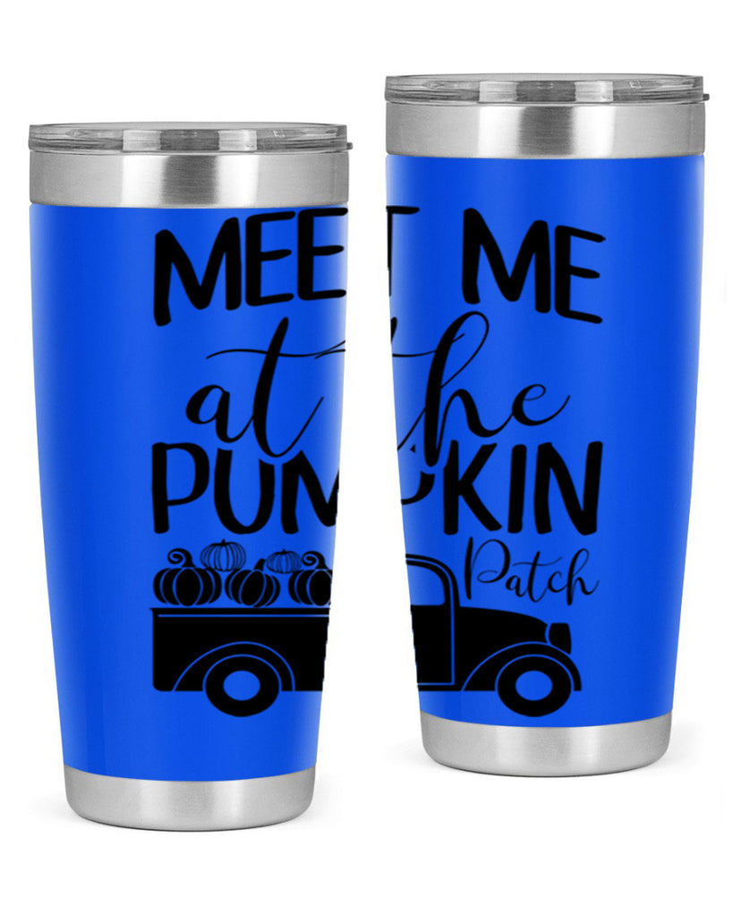 meet me at the pumpkin patch 424#- fall- Tumbler
