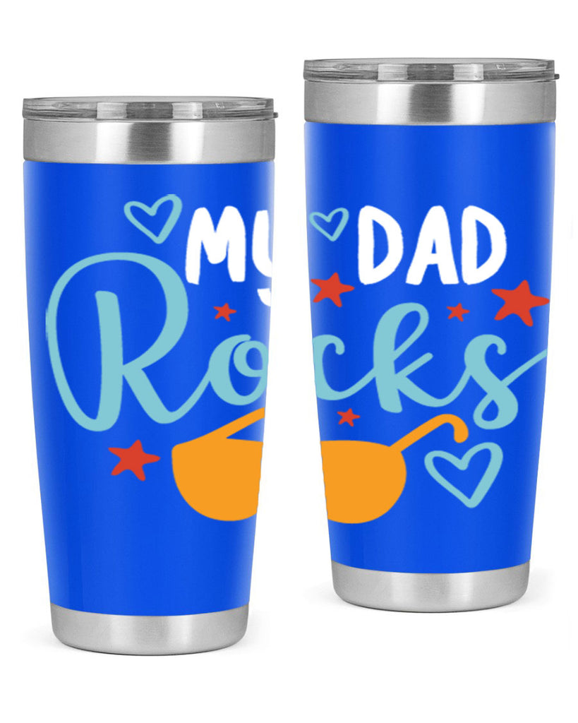 my dad rocks 83#- fathers day- Tumbler