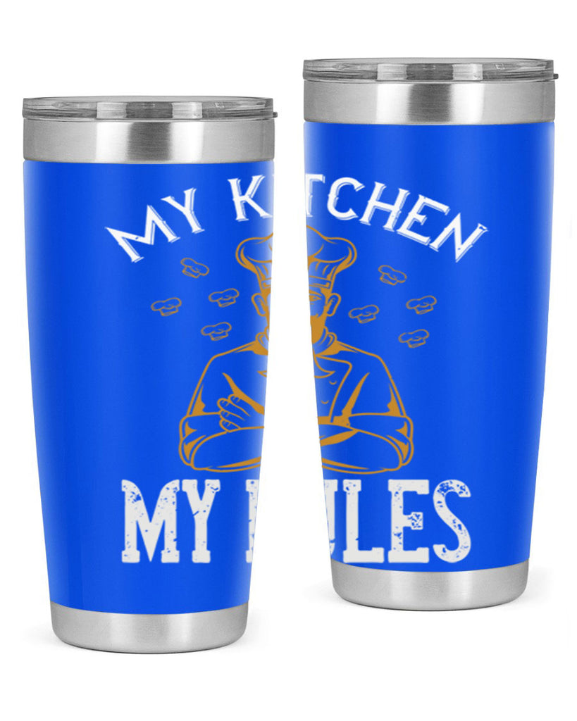 my kitchen my rules 15#- cooking- Tumbler